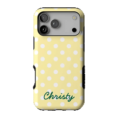 Spotted in SoHo | Yellow Polka Dot Case