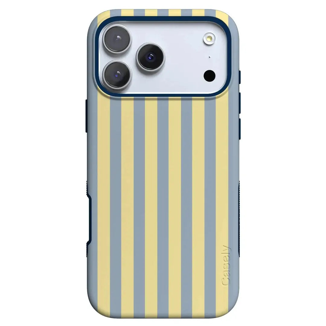 Coastline Stripes | Blue & Yellow Case